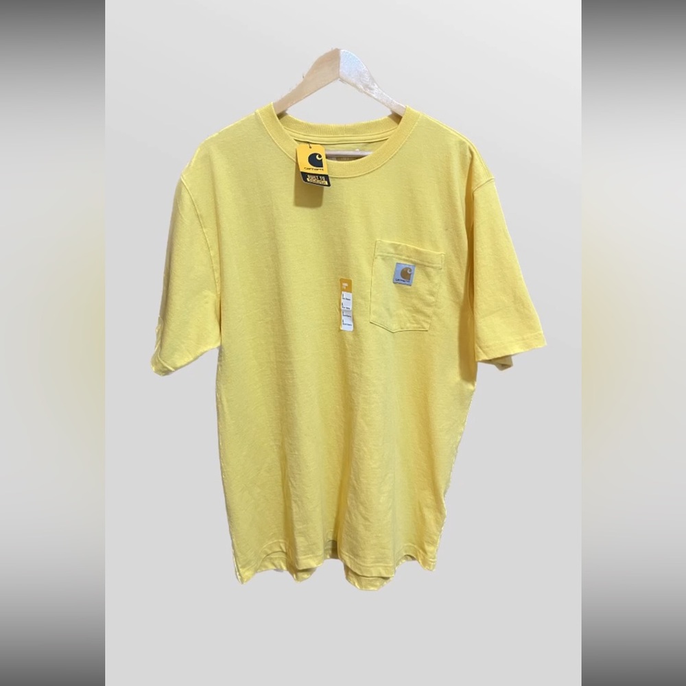 NWT Carhartt T Shirt (Mens Large) - Yellow